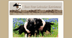 Desktop Screenshot of bearpaw-labradors.com